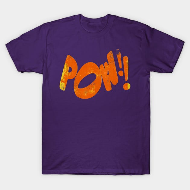 Pow! Superhero sound effect T-Shirt by GraficBakeHouse